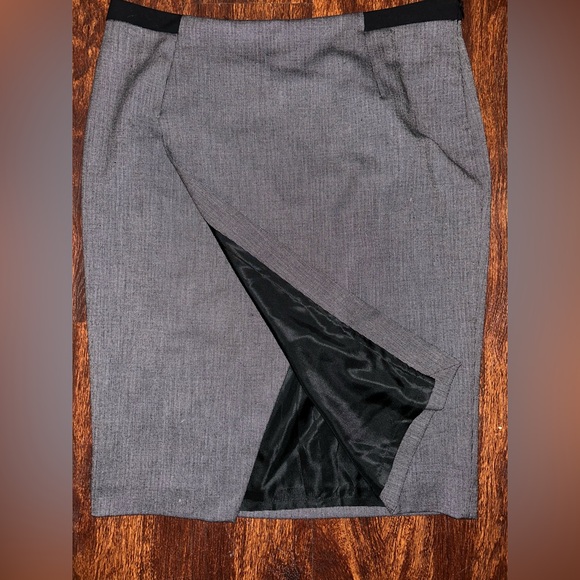 Zara Basics Houndstooth Plaid Wrap Up Style Career Xl Black White - Picture 4 of 10